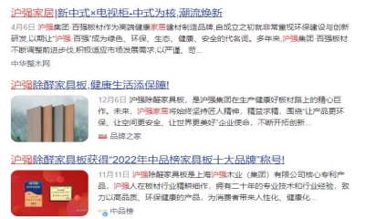 媒體案例【滬強(qiáng)家居】